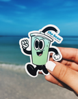 Marco Island Lotus Sticker