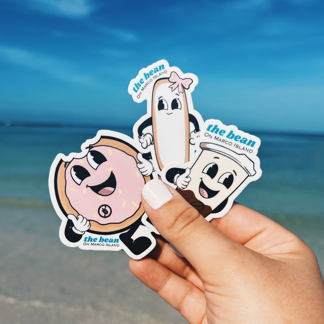 Marco Island Cold Brew Sticker – The Bean Cafe On The Go